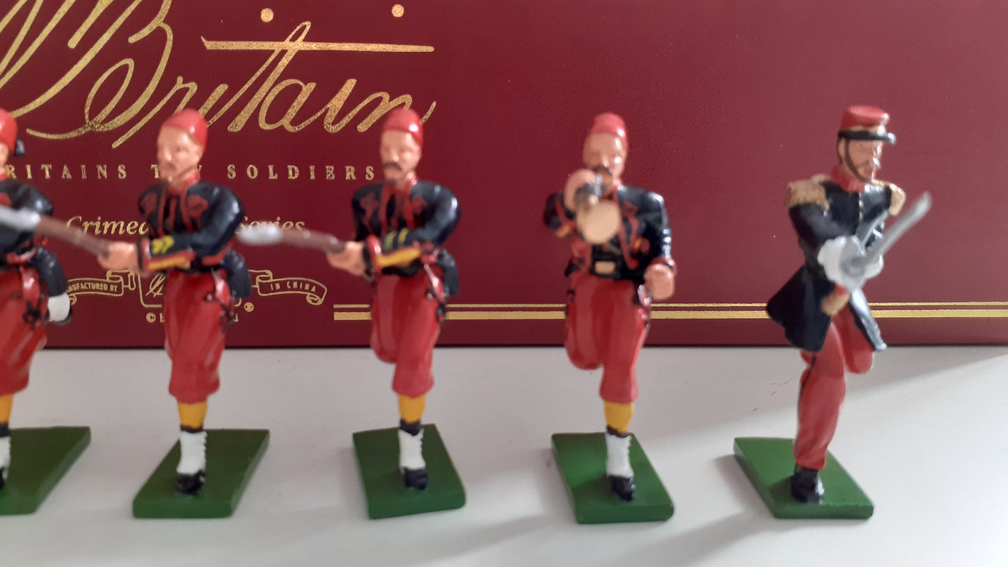 Britains 00167 french zouaves crimean war acw 1999 1:32 metal S733
