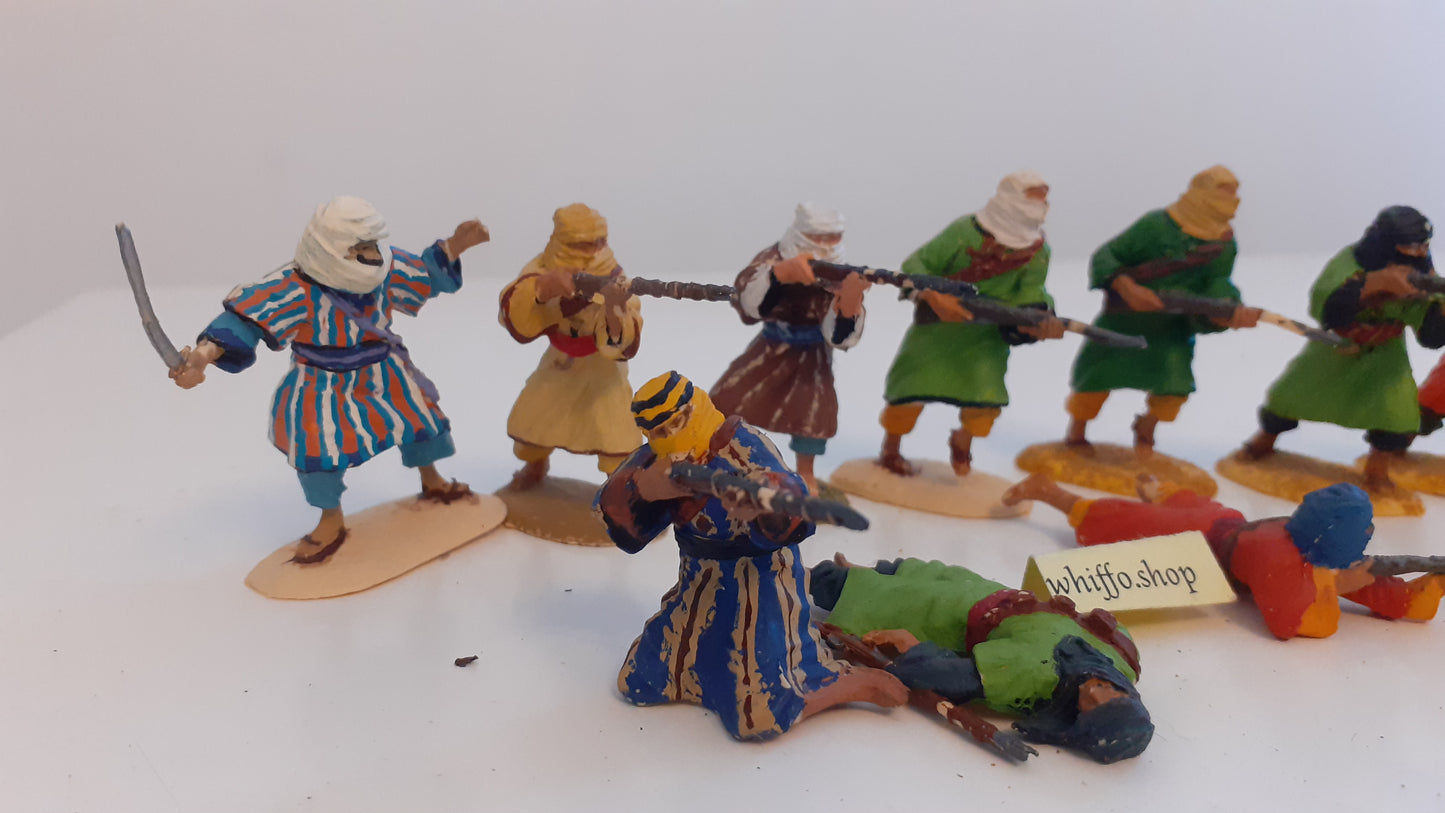 conte plastic Arabs Ffl Muslim Warriors  15 Figures 1:32 S820rb