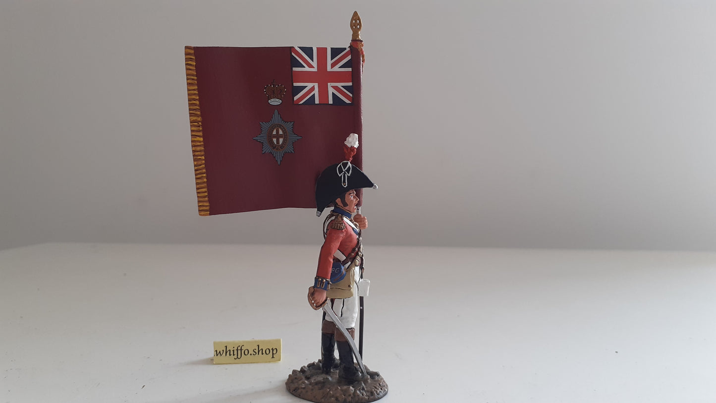 King and country Napoleonic Na126 Coldstream Guards colours flag 2007 boxd s130