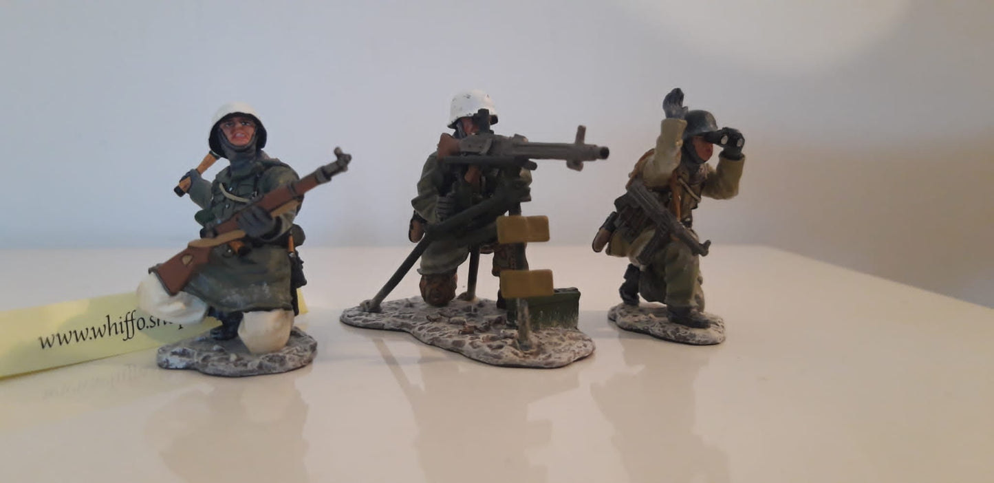 king and country Ww2 German Winter Mg42 Team Wss82 1:30 metal boxed Wdb