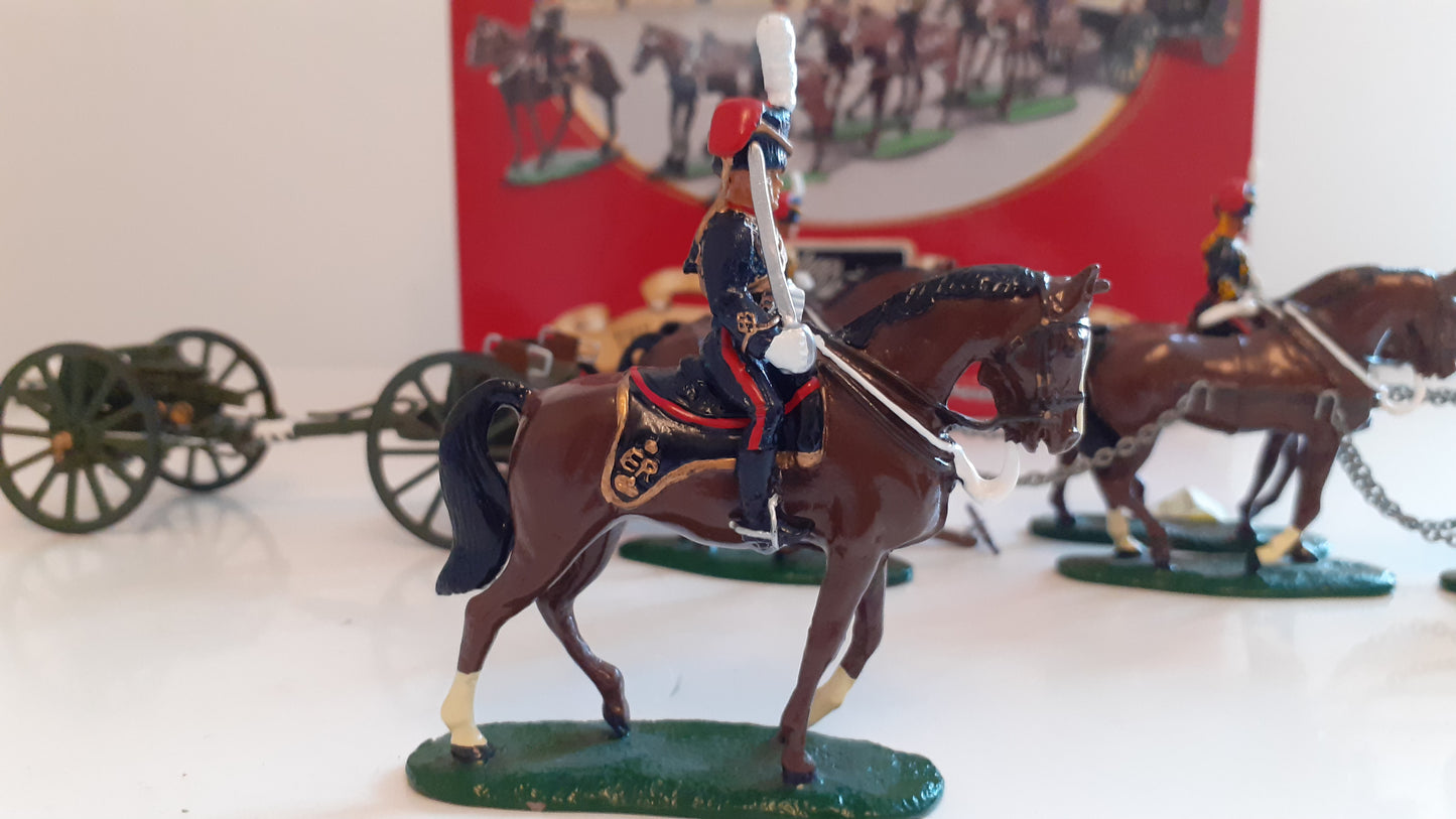 Britains 40188 Kings Troop Royal Horse Artillery 2001 1:32 metal wdb84