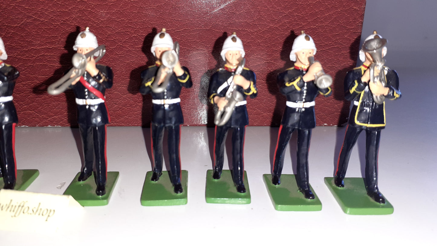 Britains 41102 2004 Ltd Edition Large Royal Marines Band boxed 1:32 S7