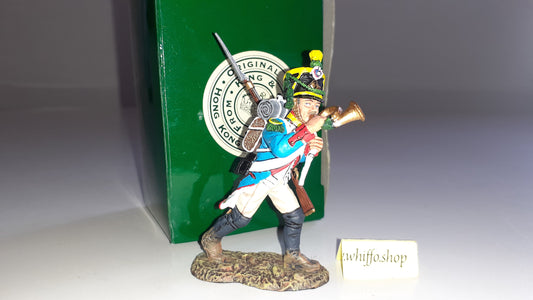 King and country Napoleonic 3rd Voltigeur Bugler 2003 boxed 1:30 Na17 Na017 W16