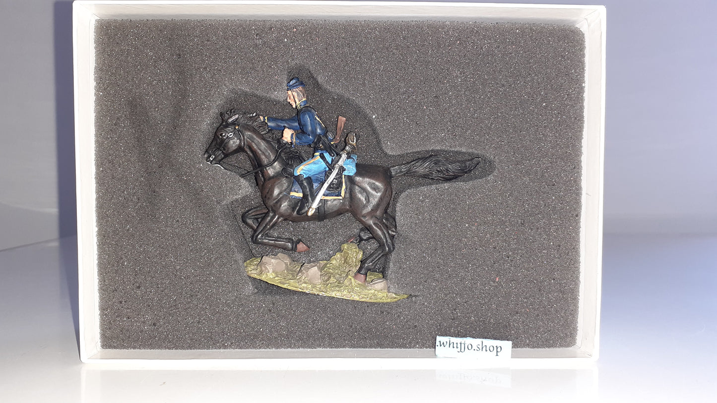 BRITAINS 17397 Acw Union Cavalry Pistol Wild West Boxed 2002 Metal 1:32 S614