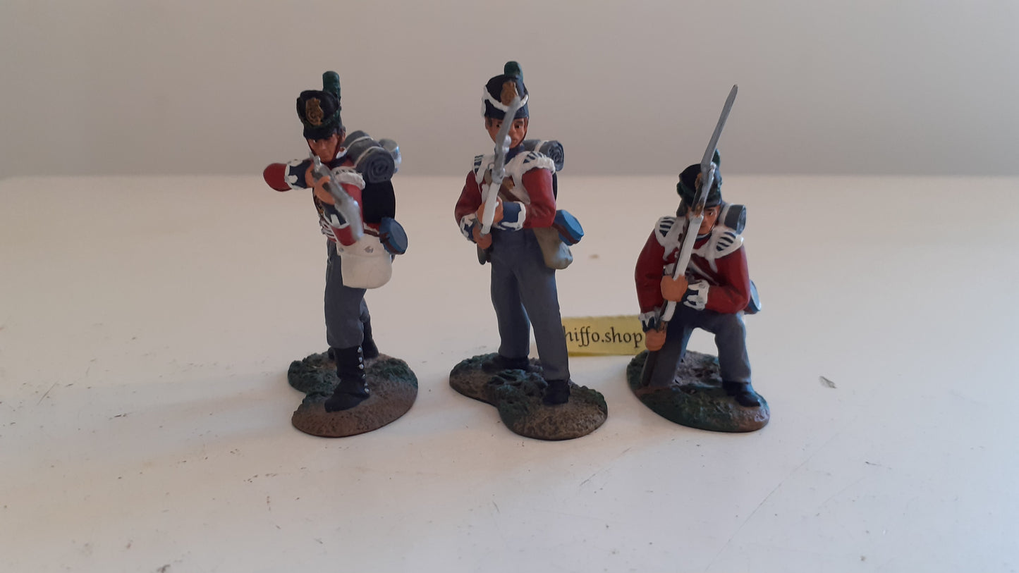britains 00150  napoleonic hougoumont Waterloo coldstream guards 1999 box s738
