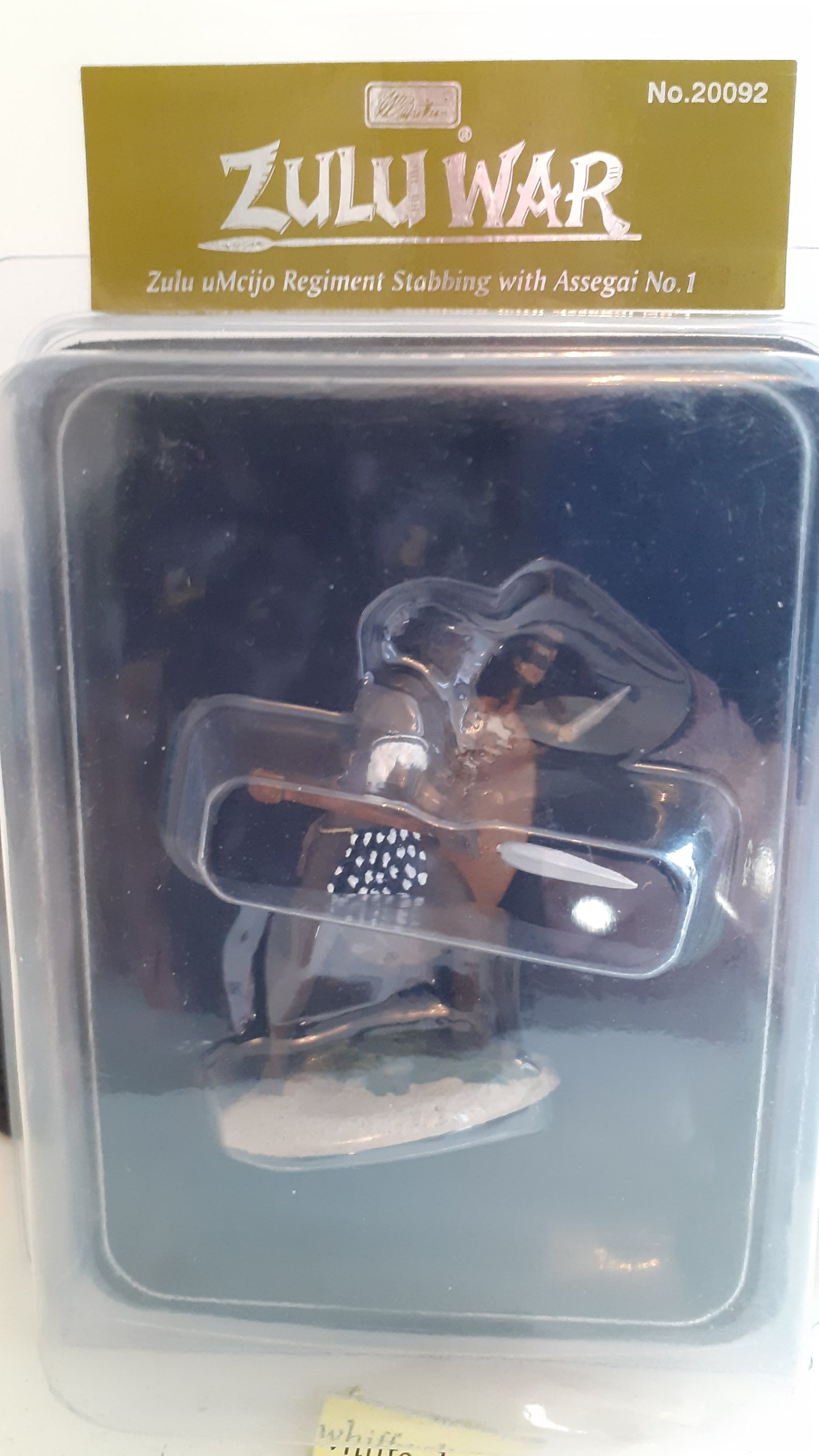 Britains 20092 24th foot Zulu assegai spear War  2011 boxed b1225