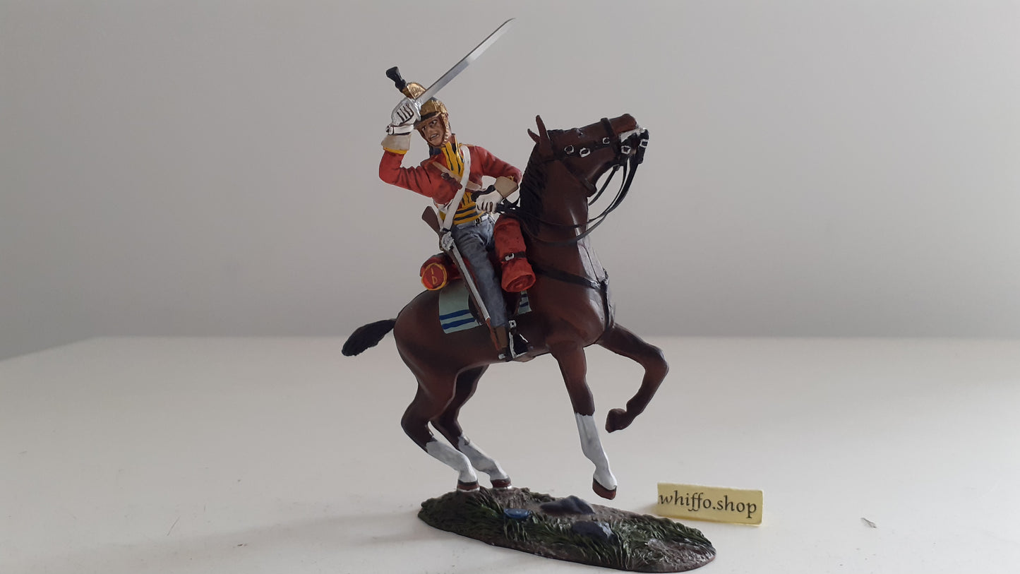Britains 36062 Napoleonic hougoumont Waterloo 1st royal dragoons 600 made s8b47