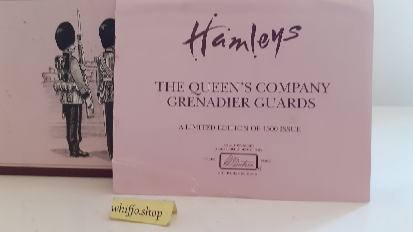Britains 00319 grenadier guards 1899 hamleys only 1500 made boxd 2000 s731