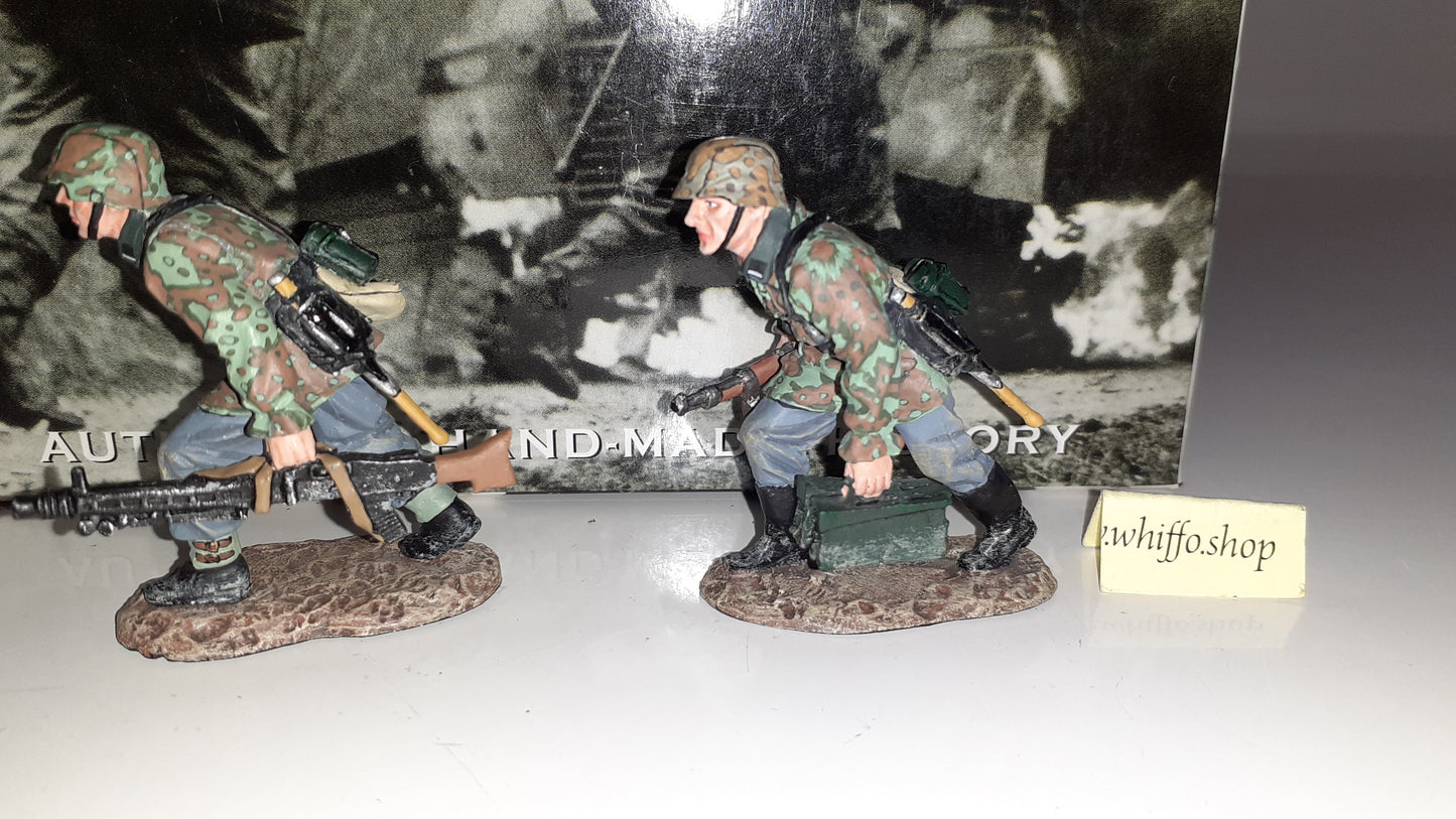 king and country wss123 ws123 ww2 german waffen mg42 Team 1:30 metal boxed 2008 s8