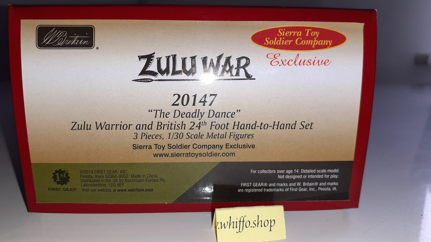 Britains 20147 Zulu wars 24th foot 1:32  metal Deadly Dance Ltd Edition 2014 S7