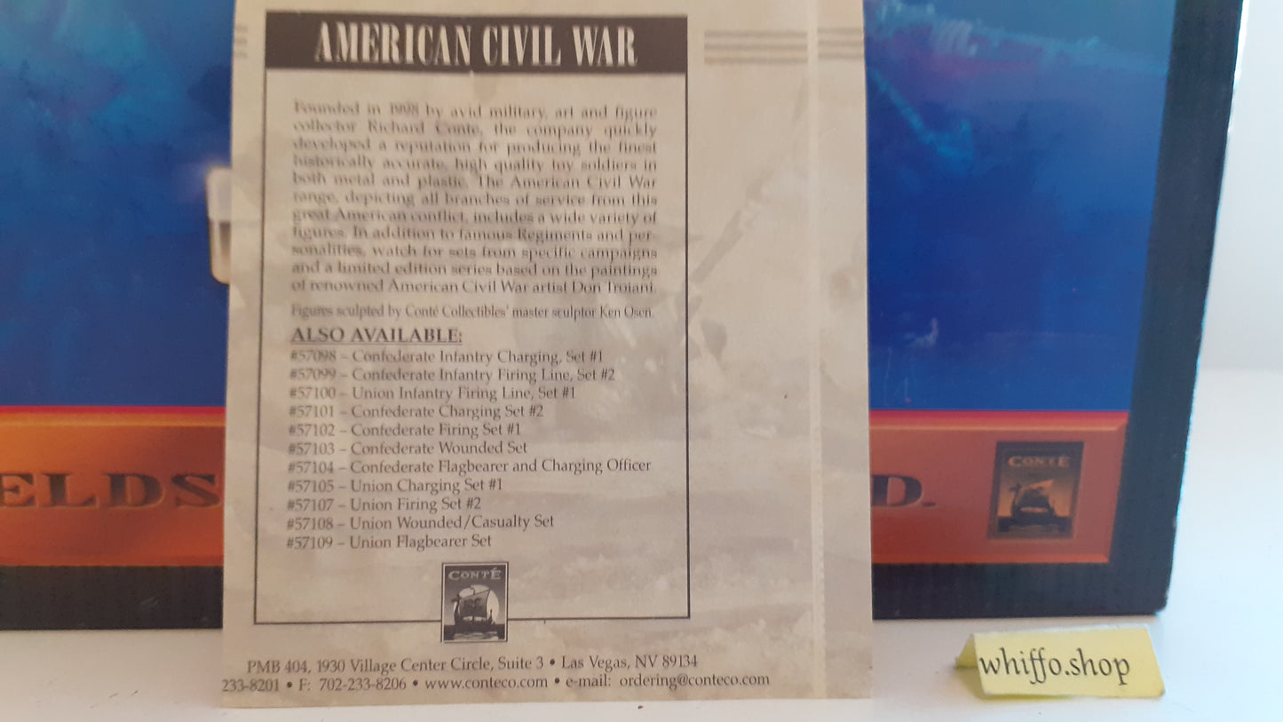 conte 57104 1999  confederate charging command acw metal boxed  1:32 s328