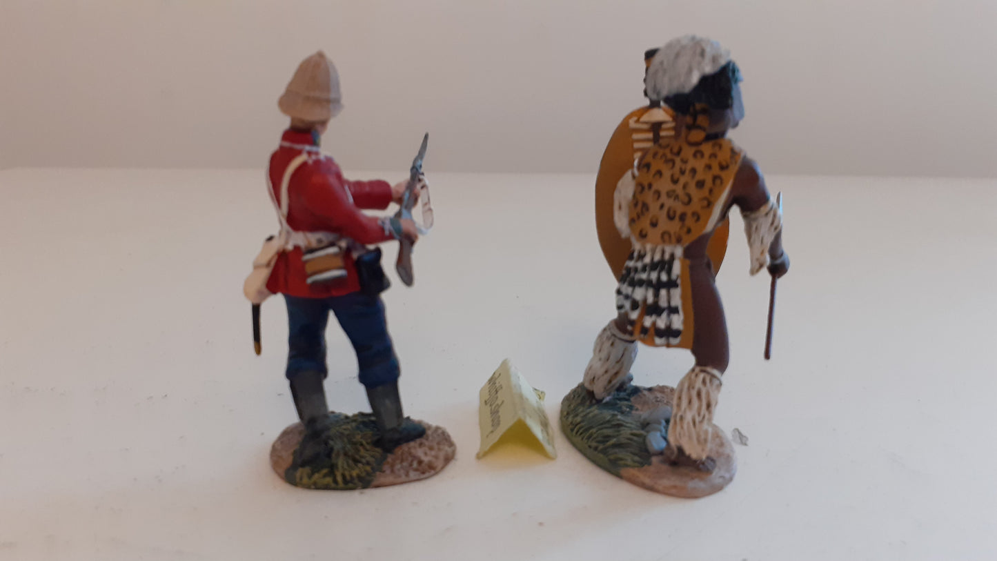 Britains 20131 24th foot stuck bayonet in shield 500 made Zulu War 2013 s564