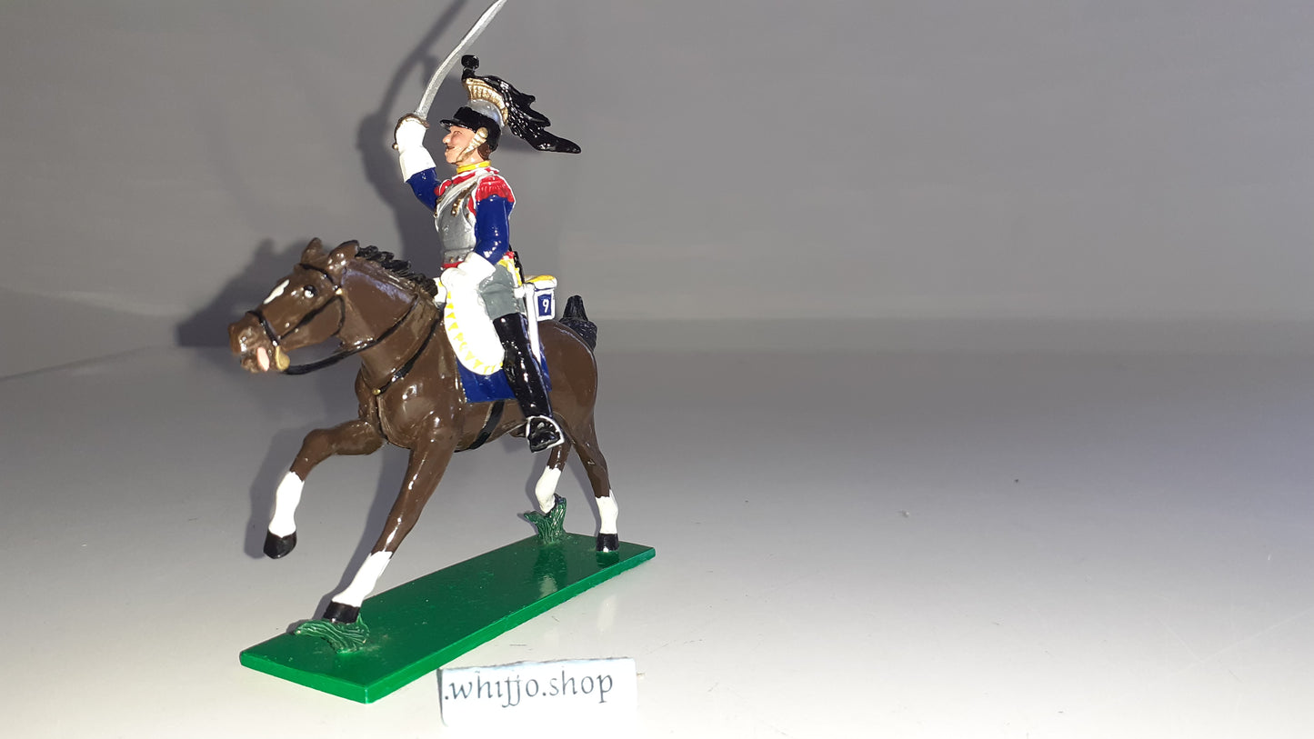 trophy miniatures 1991 Napoleonic War French Cavalry Cuirassier Wa10a 1:32 s842