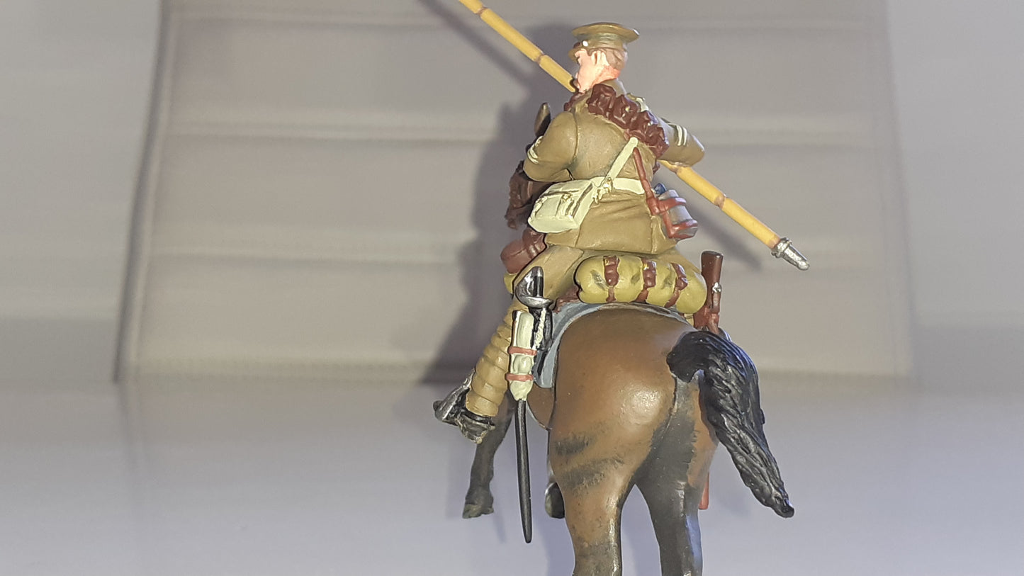 Britains ww1 17834 2006 British 9th Lancer Cavalry Mons 1914 metal boxed S7