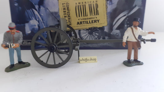 Britains 17432 2003 acw confederate limber set artillery  1:32  s512