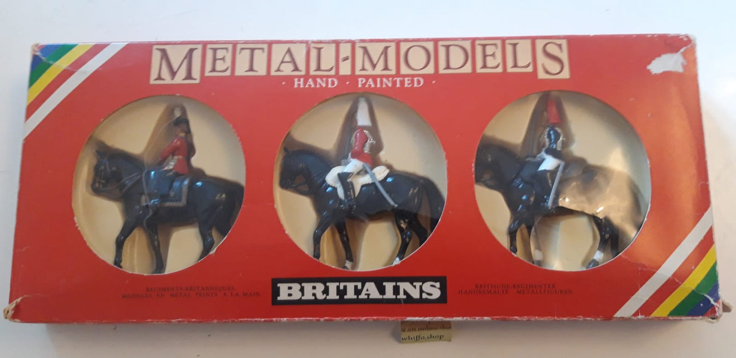 Britains 7233 ceremonial lifeguards queen  Buckingham palace 1:32 metal 1980s s7b11