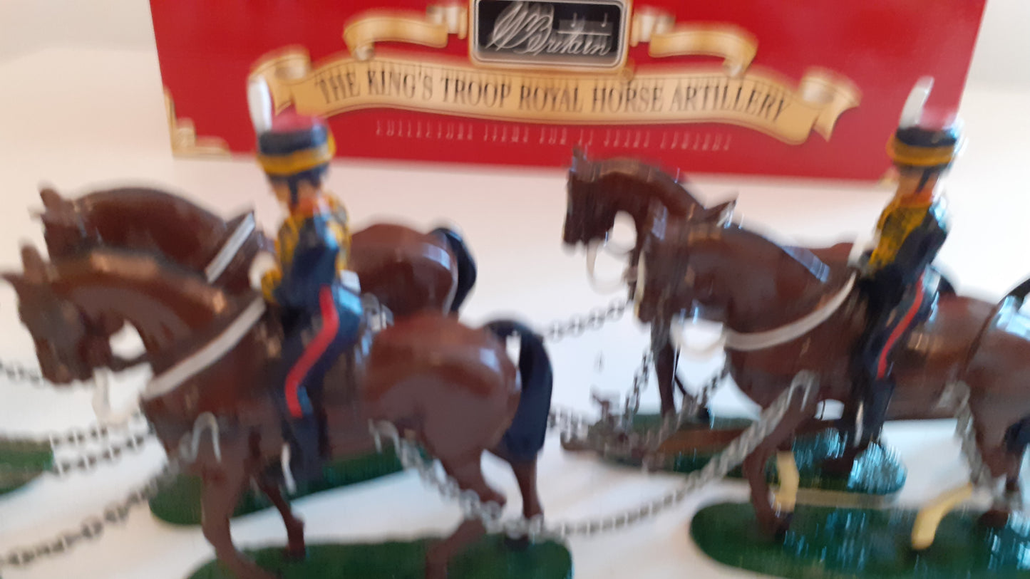Britains 40188 Kings Troop Royal Horse Artillery 2001 1:32 metal wdb84