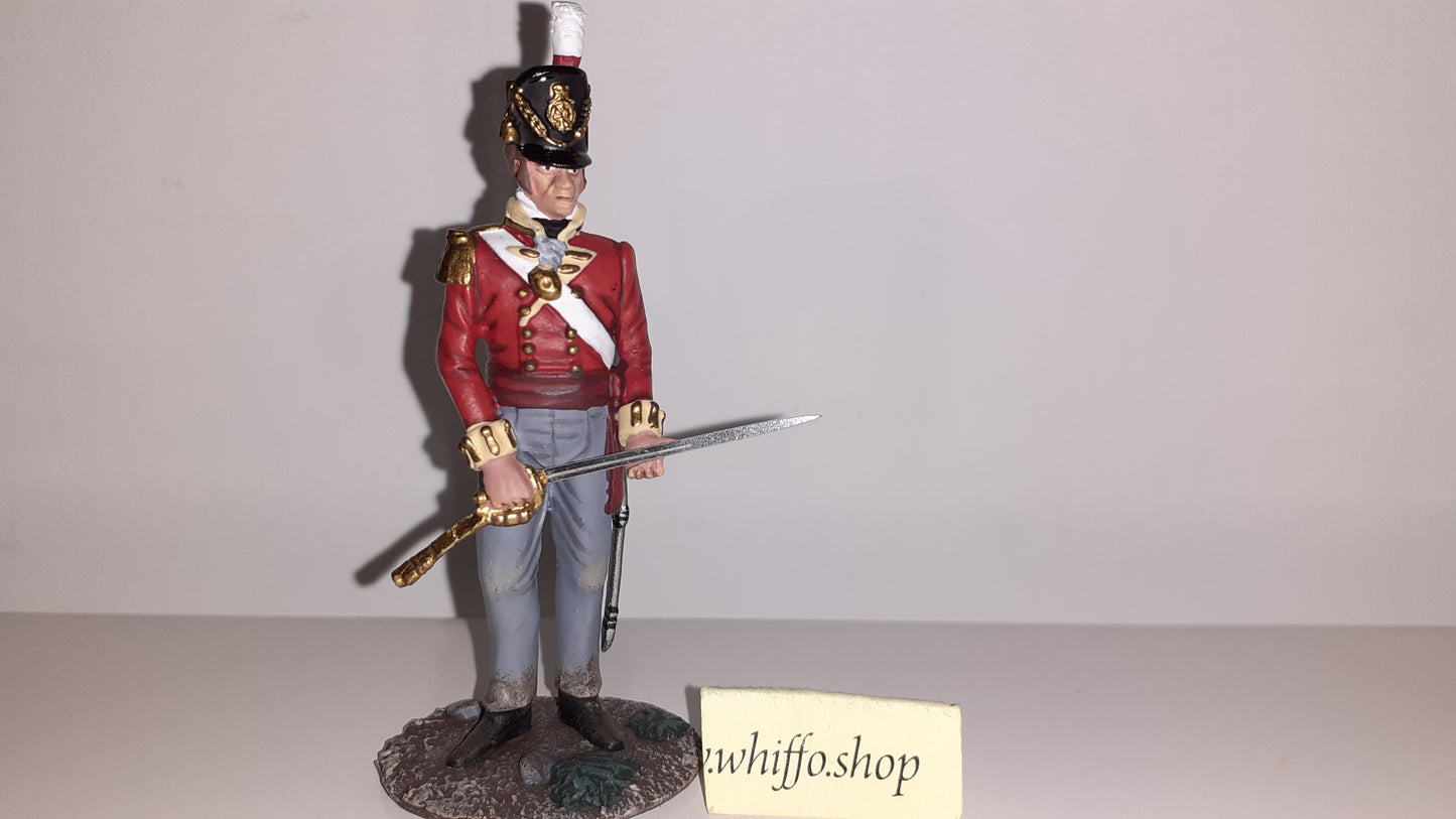 Britains 36096 2013 44th Foot Officer Waterloo Napoleonic  boxed 1:32 B10