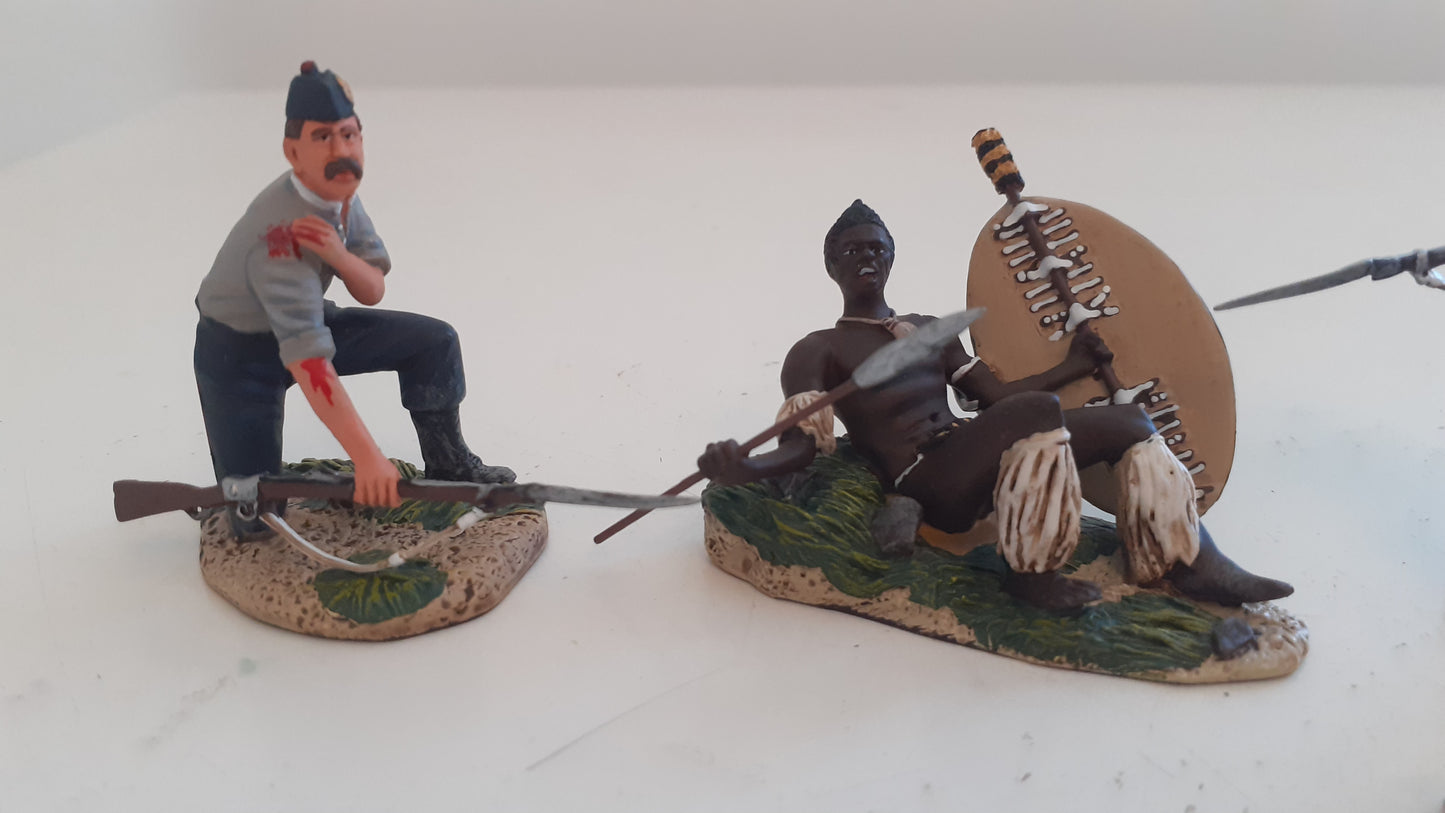 britains 20024 zulu war closing stages isandlwana  600 made 2008 24th foot wb125