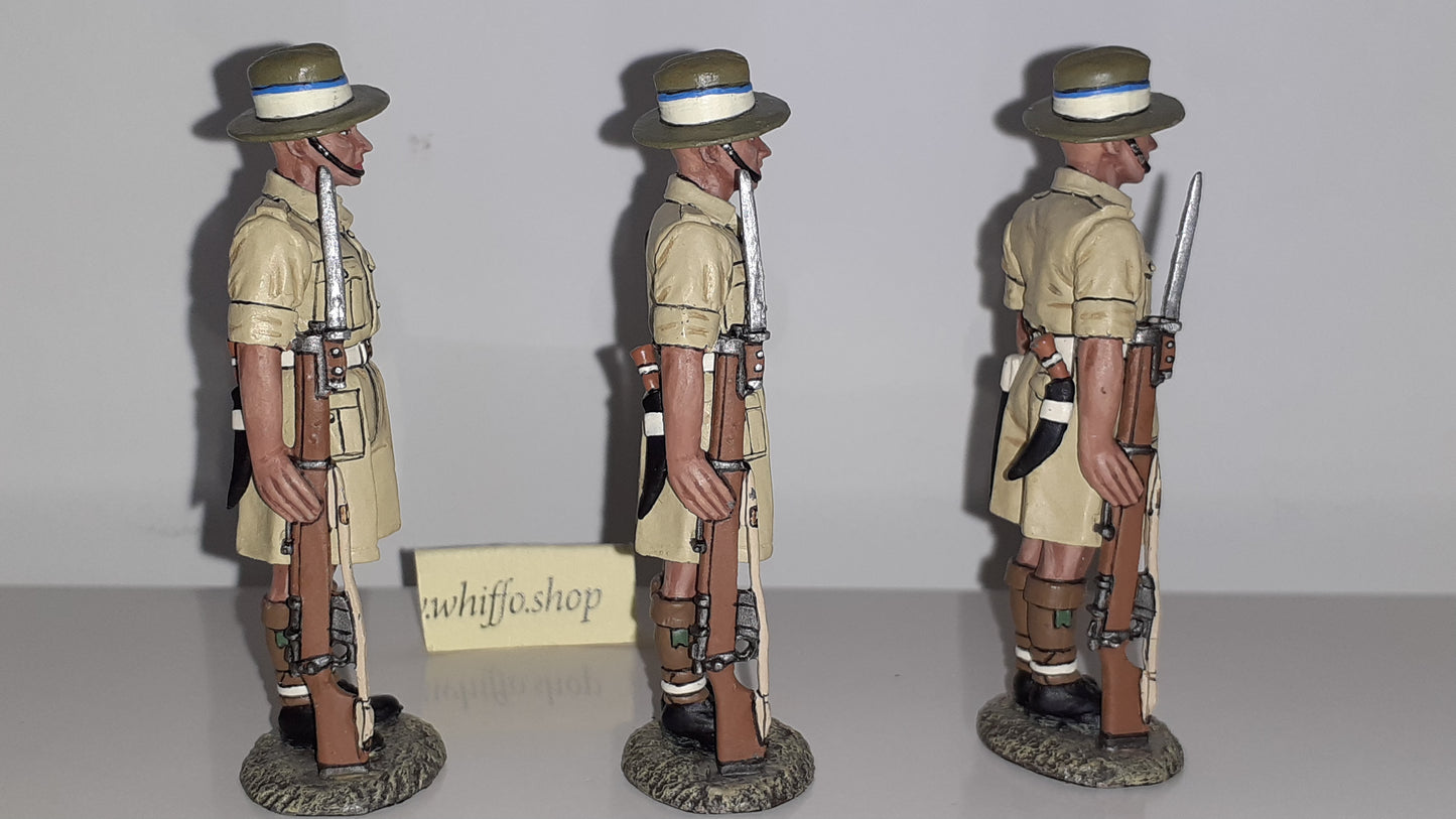 King and country Ww2 Gurkha 8th Army 3 Figures No box 1:30 2009 Ea035 Wdb