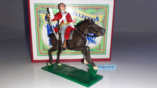 trophy miniatures 1991 Napoleonic War 6th Dragoons Brit Cavalry Wa76e 1:32 s848