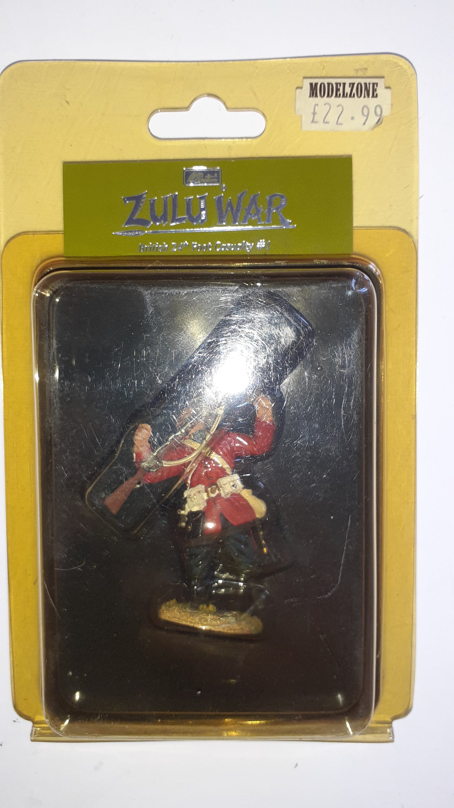 Britains 20046 Zulu wars 24th Foot Regt Casualty Fig 1:32  2009 boxed B11