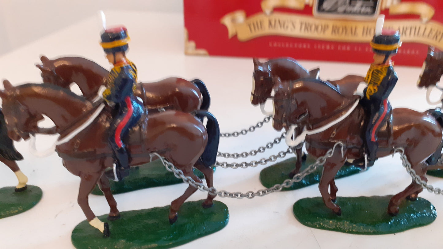Britains 40188 Kings Troop Royal Horse Artillery 2001 1:32 metal wdb84