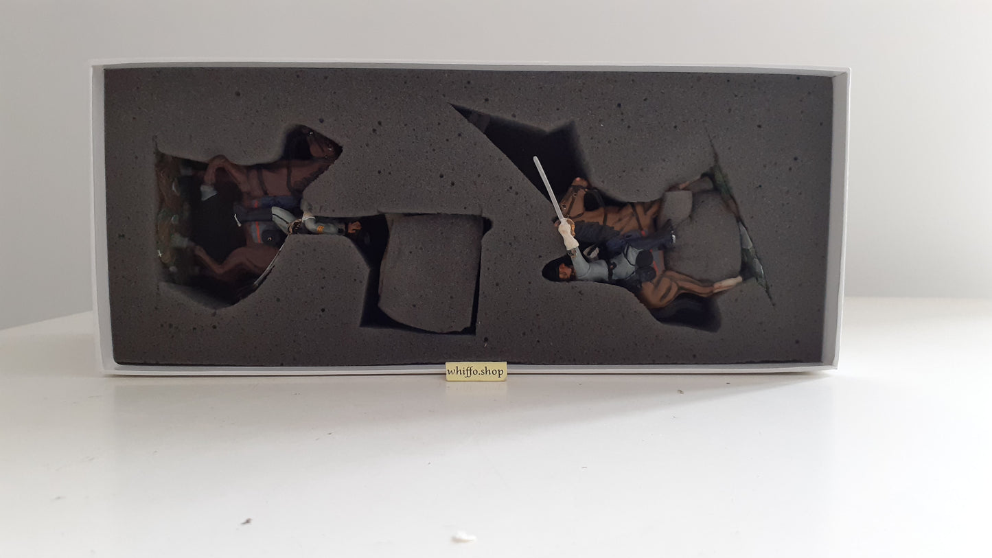 Britains 17372 acw confederate cavalry color bearer 2002 made 1:32 metal S546
