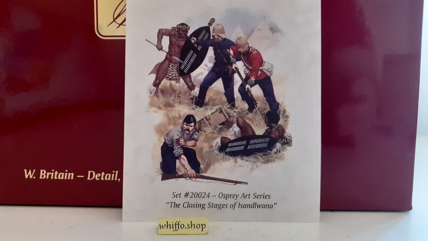 britains 20024 zulu war closing stages isandlwana  600 made 2008 24th foot wb125