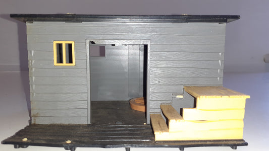 Timpo acw Wild West Building  1970s Plastic Missing Parts 1:32