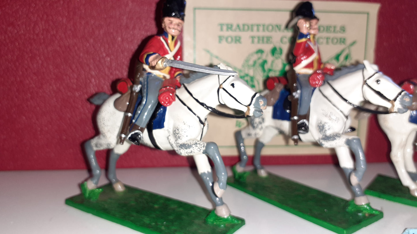 trophy miniatures 1991 Napoleonic War Scots Greys Brit Cavalry Wa51x 1:32 s8121