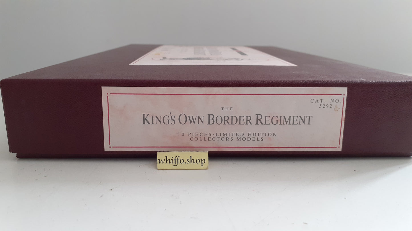 britains 5292 1992 limited edition kings own royal border regiment s724