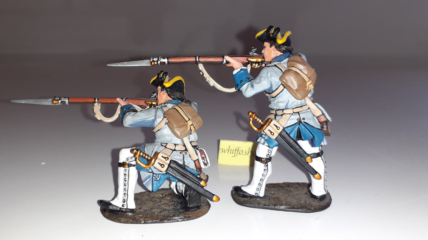 Jj John Jenkins Design Qfm-01 French Marines Battle Abraham 1759 Boxed 1:30 S1