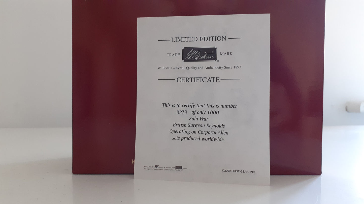 Britains 20042 24th foot ramc surgeon reynolds 1000 made Zulu War 2009 s876