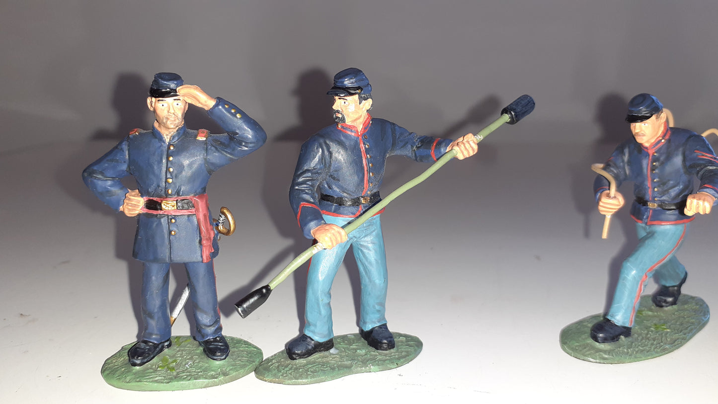 Britains metal 17240 Acw Union Artillery 2001  1:32 Boxed S1