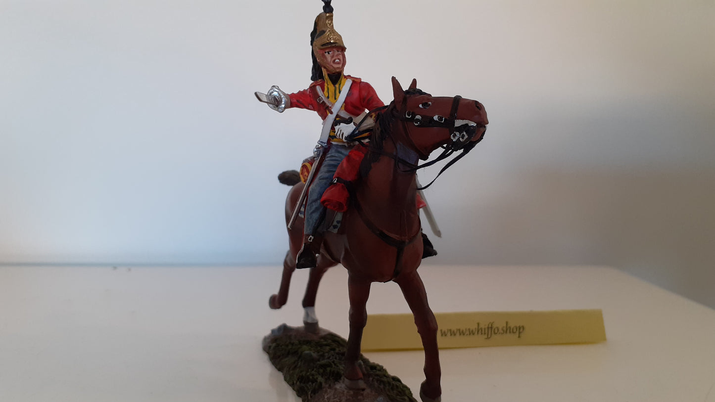 Britains 36055 Napoleonic Waterloo 1st Royal Dragoons Trooper Charging boxed S8