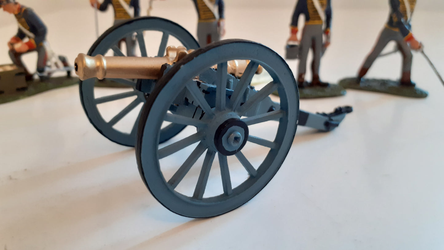 Britains 00290 Napoleonic Waterloo rha royal horse artillery cannon 2000 b346