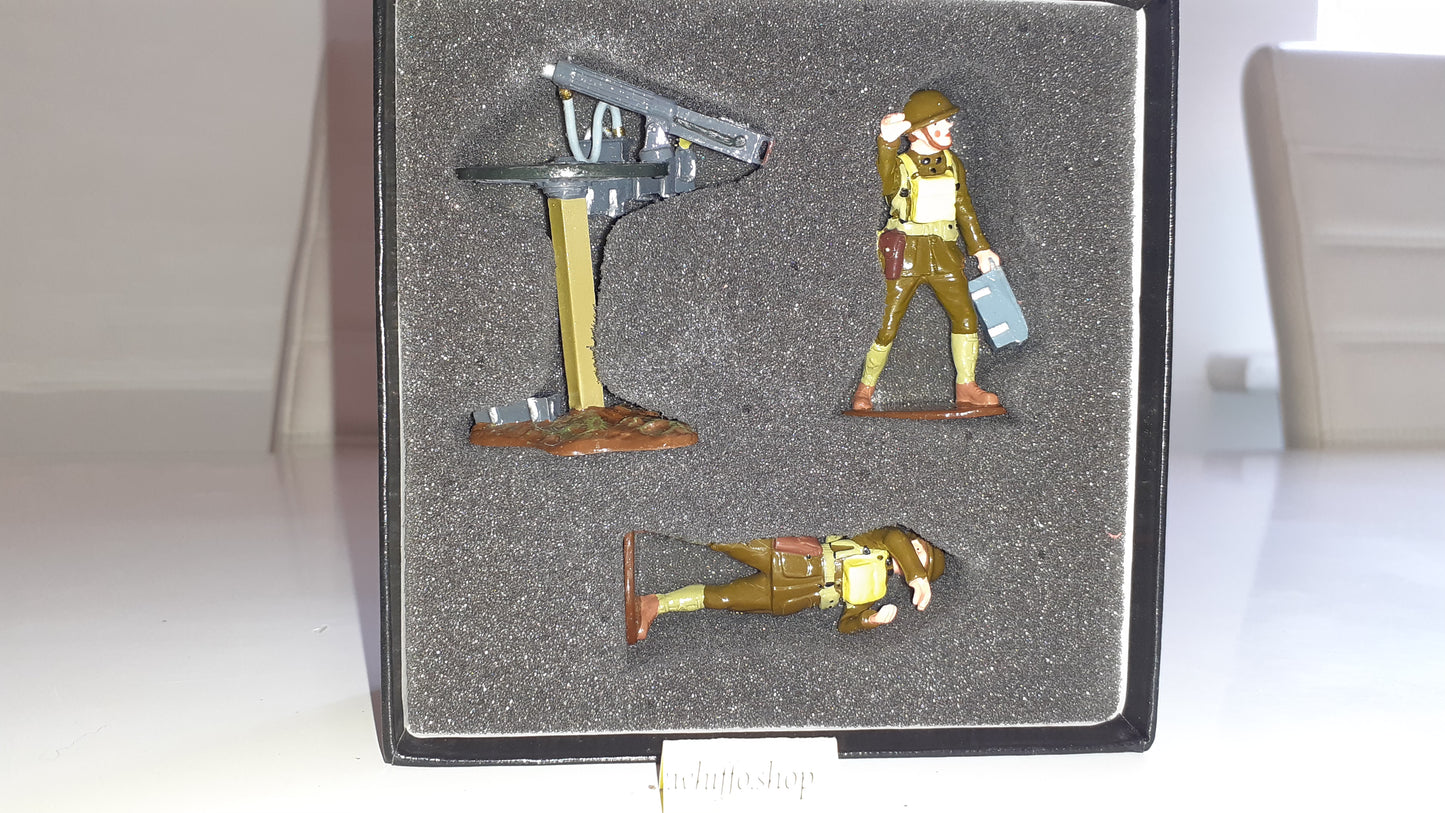 Britains 41026 Ww1 usmc Maxim Gun And Crew metal boxed 2000 S7