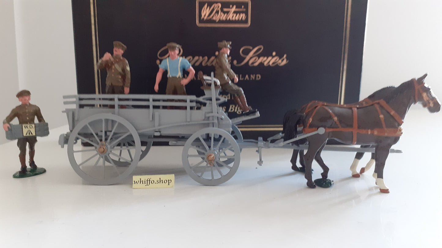 Britains 8920 Ww1 general service gs wagon 4 asc crew Khaki 1993 s148