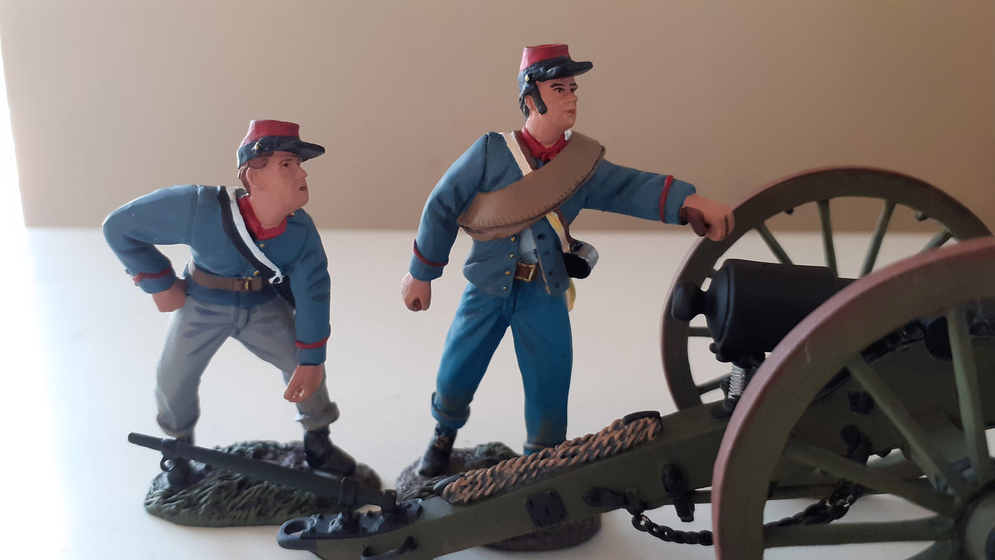 Britains 17669 2007 Acw Confederate Artillery boxed 1:32 S1