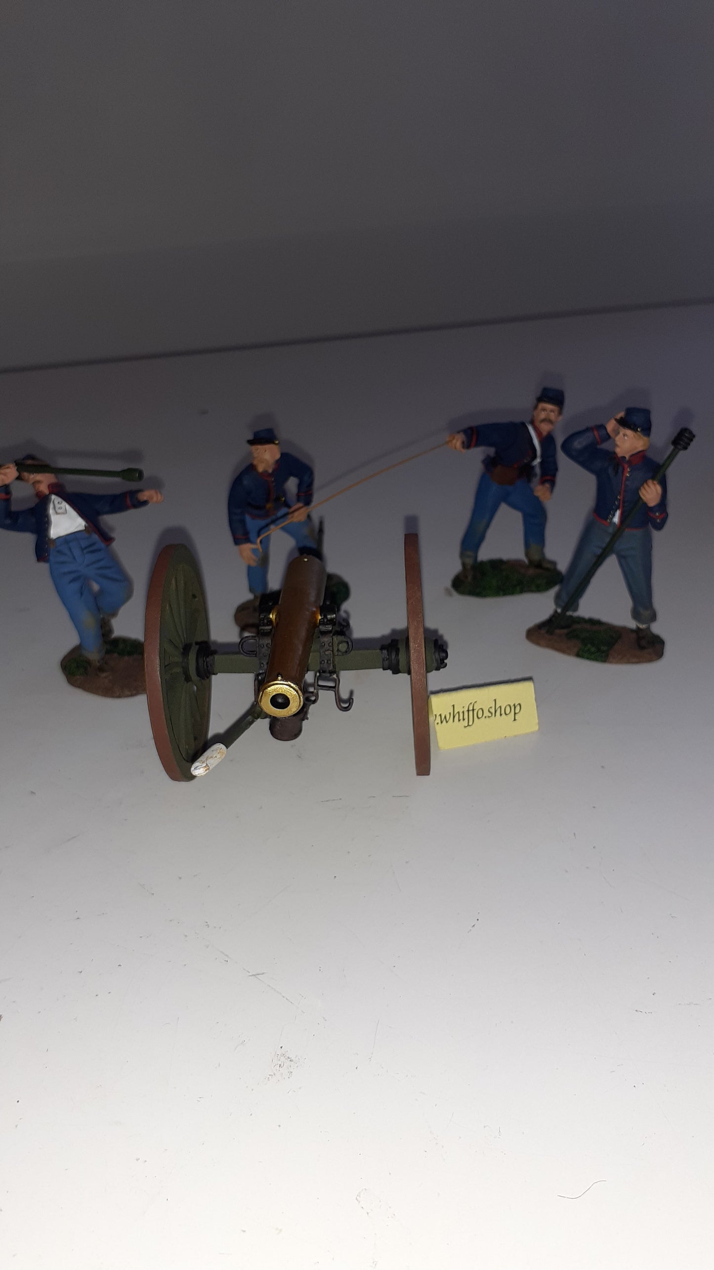 Britains 17779 Acw Union Artillery  12lb Napoleon Cannon 4 Crew 2007 Wdb