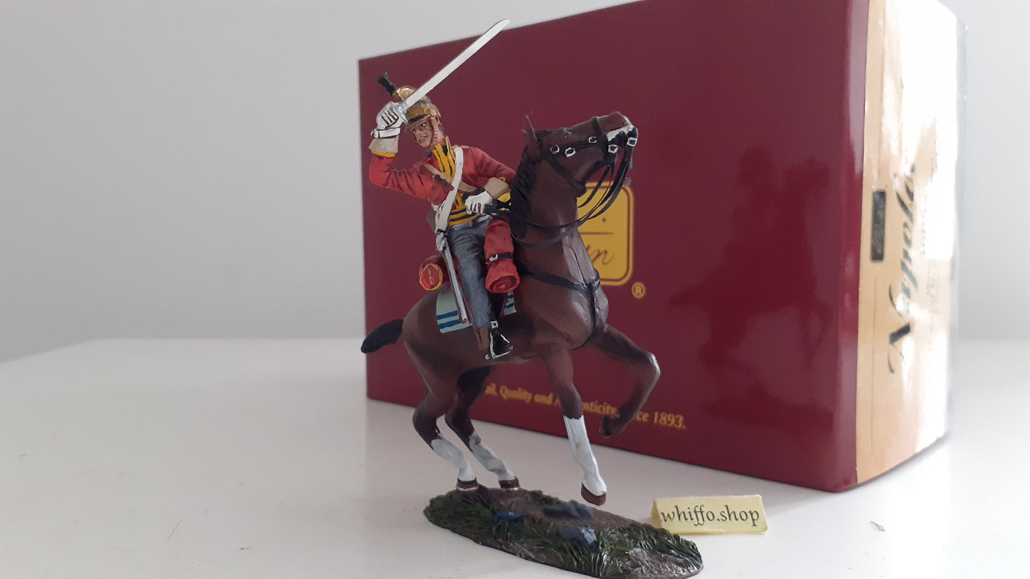 Britains 36062 Napoleonic hougoumont Waterloo 1st royal dragoons 600 made s8b47