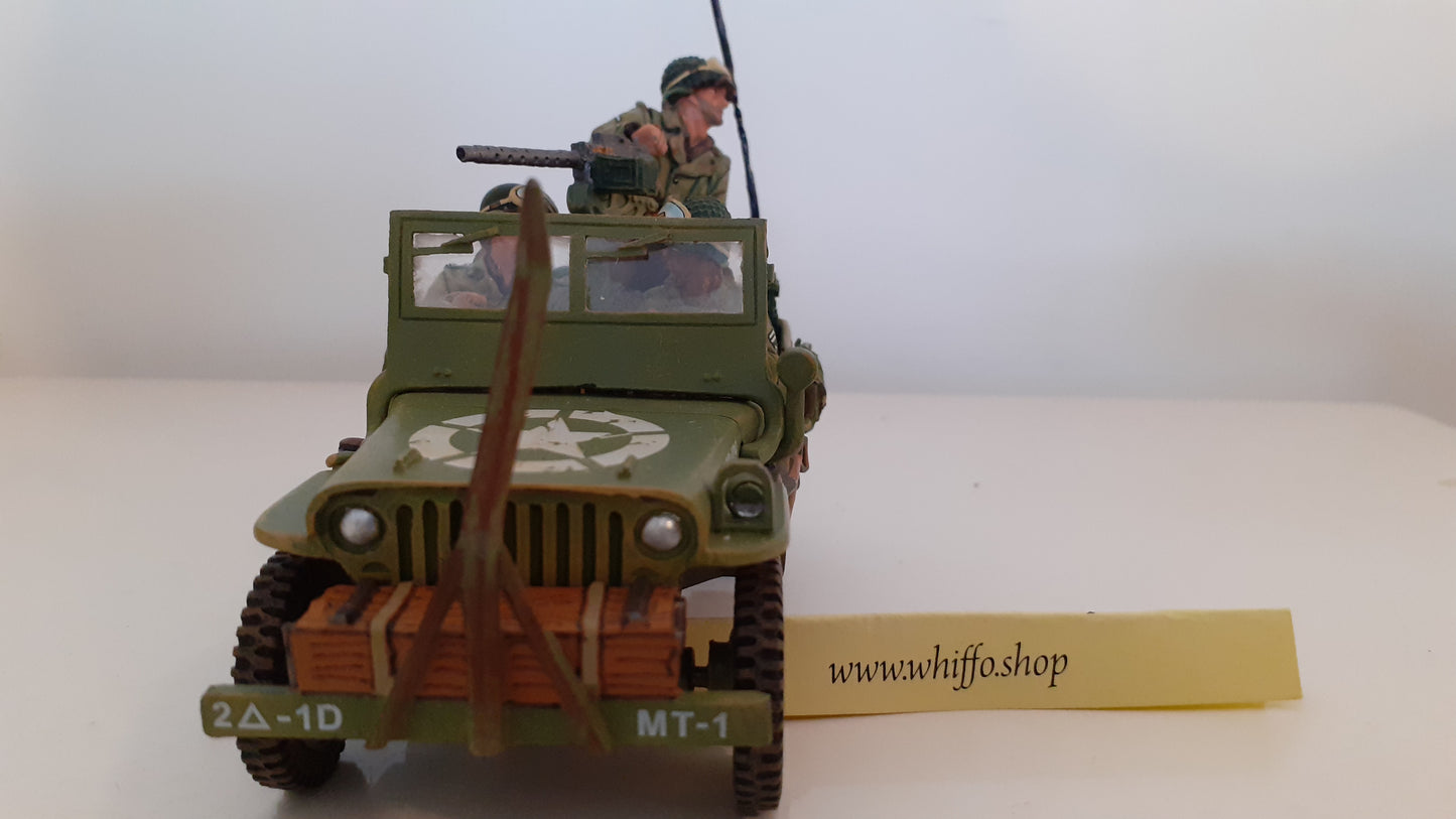 King and country ww2 US Army Willys Jeep D-day box 1:30  Dd075 Dd75 Wdb