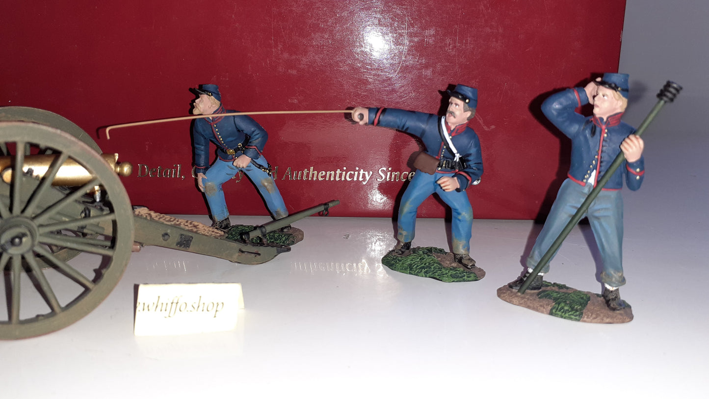 Britains 17779 Acw Union Artillery  12lb Napoleon Cannon 4 Crew 2007 Wdb