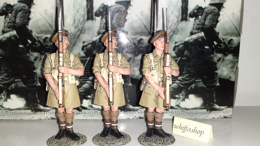 King and country 3 Figures Ea33 Ea033 8th Army Scottish 2009 boxed Rbwdb