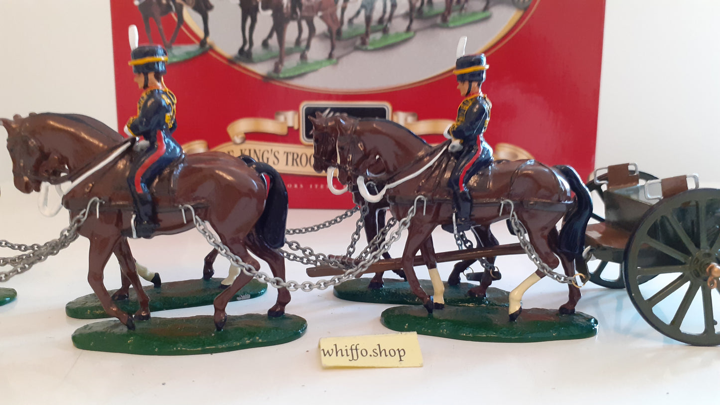 Britains 40188 Kings Troop Royal Horse Artillery 2001 1:32 metal wdb84