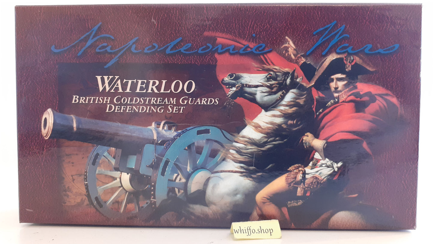 britains 00150  napoleonic hougoumont Waterloo coldstream guards 1999 box s738