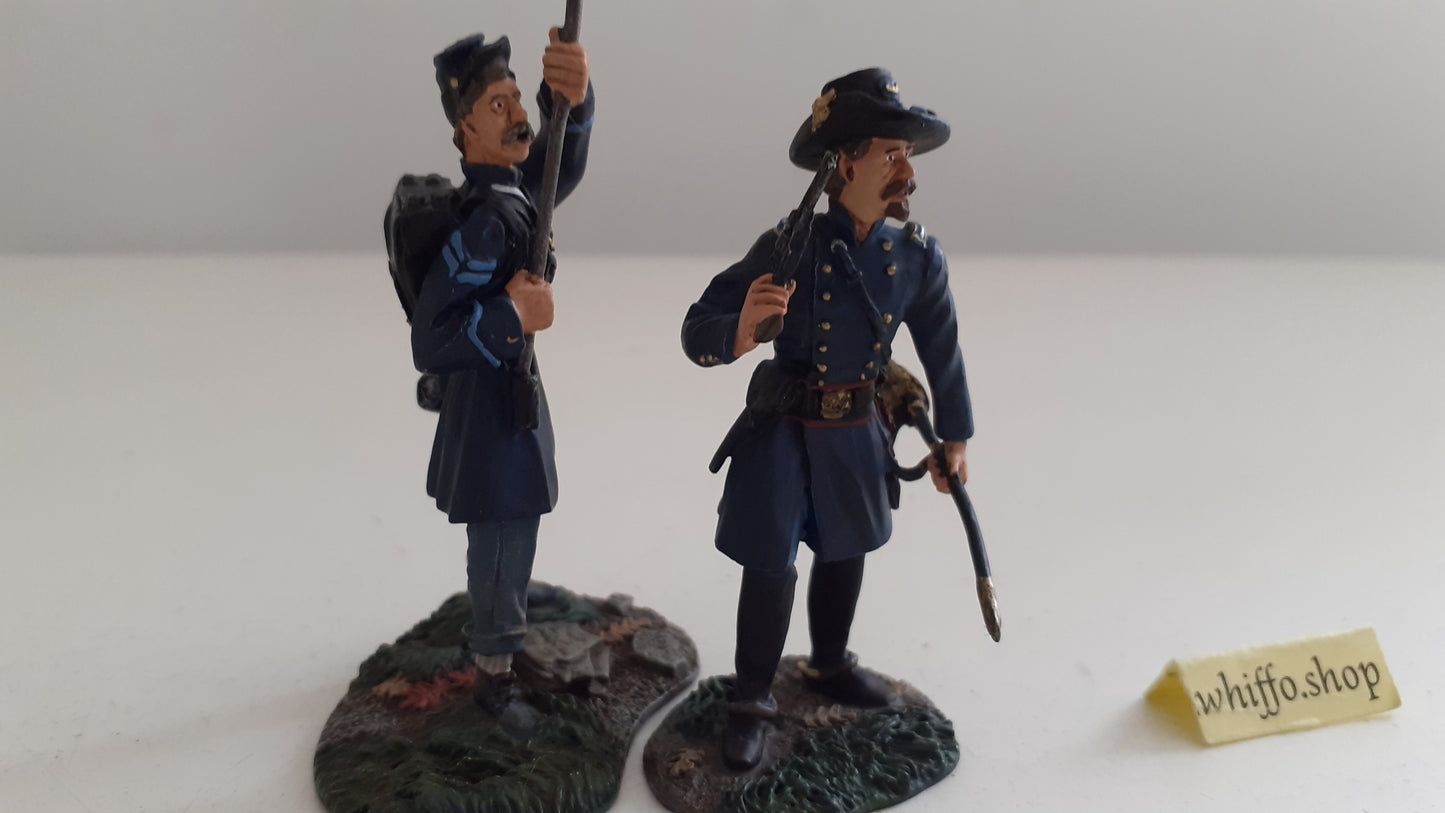 Britains 17662 Union Acw  Flag frock coats Command 2007 1:32 metal S534