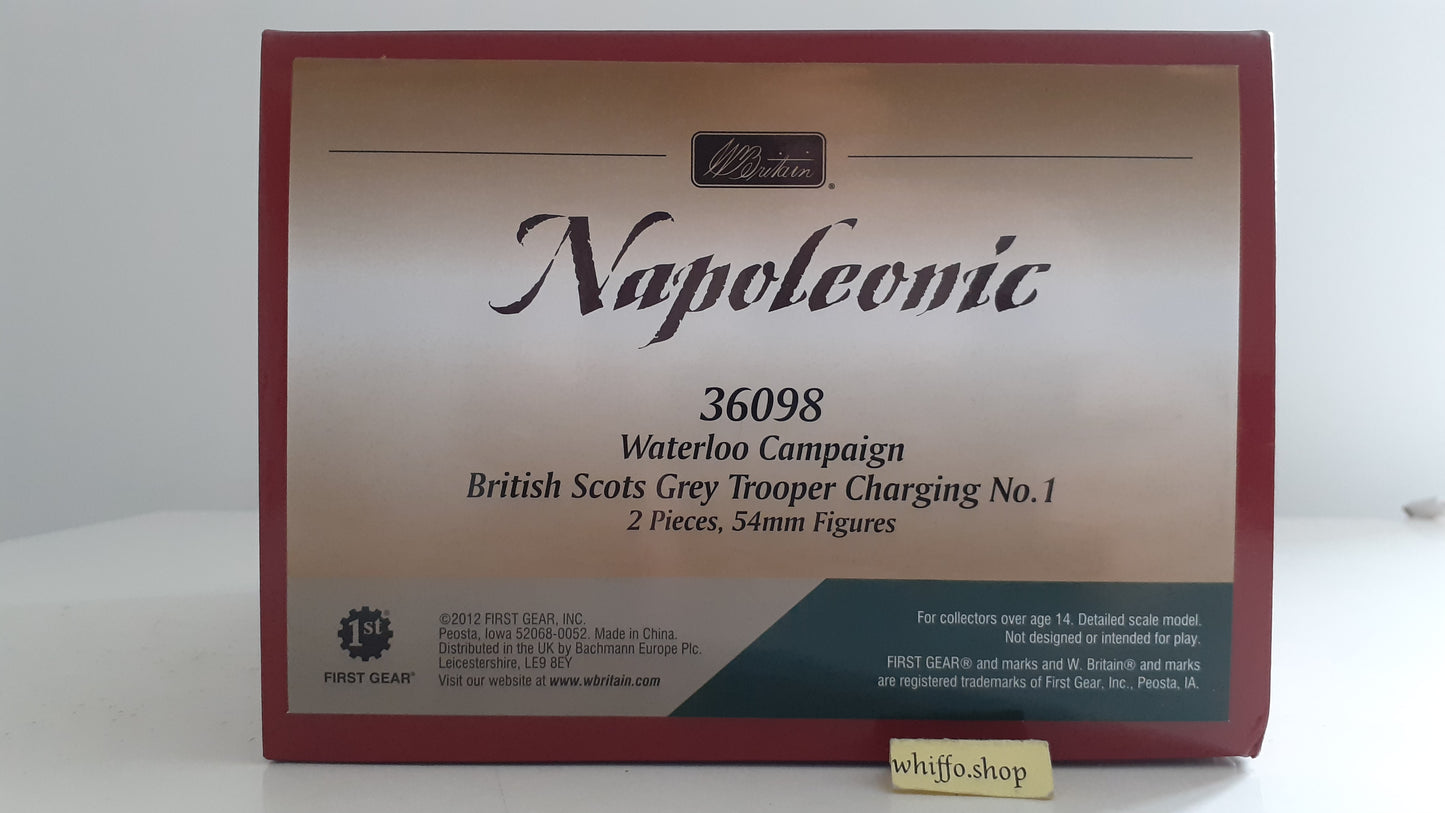 Britains 36098 Napoleonic Scots Grey only 500 made waterloo 2012 1:32 wdb60