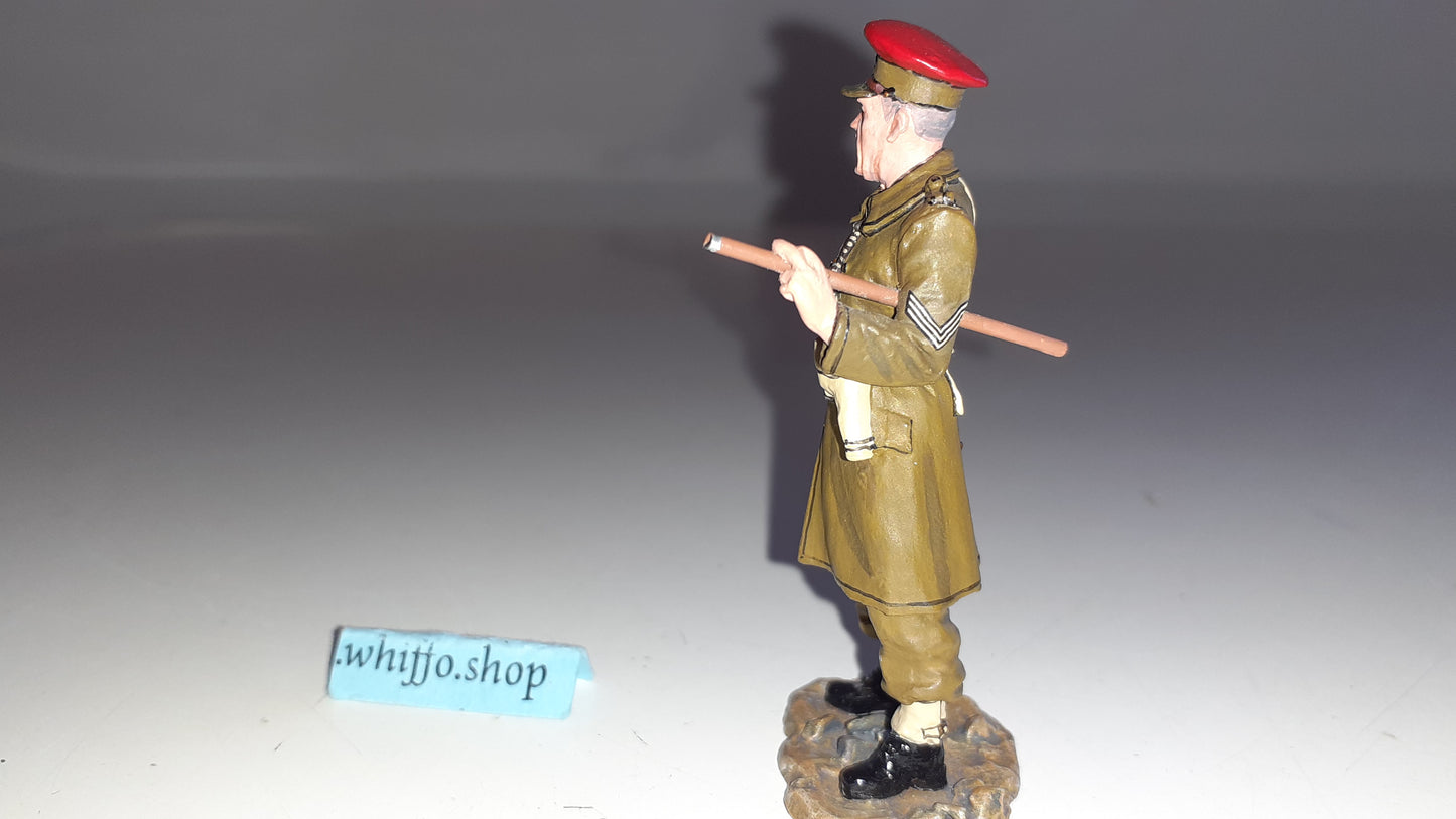 King and country Ww2 Fob051  British Mp Shouting 2010 no box 1:30 W1211